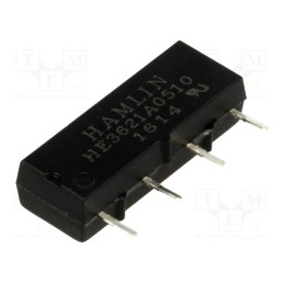 1 pcs x LITTELFUSE - HE3621A0510 - Relay: reed switch, SPST-NO, Ucoil: 5VDC, 500mA, max.200VDC, 10W