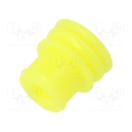 10 pcs x TE Connectivity - 963245-1 - Accessories: gasket for wire, MCP 6.3/4.8K,SPT, yellow