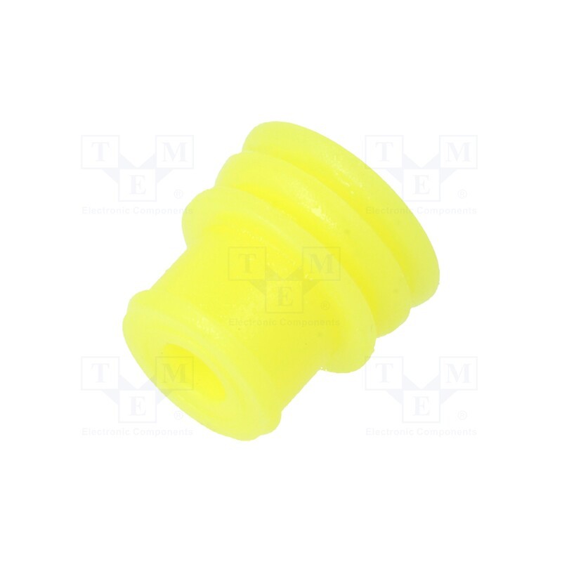 10 pcs x TE Connectivity - 963245-1 - Accessories: gasket for wire, MCP 6.3/4.8K,SPT, yellow