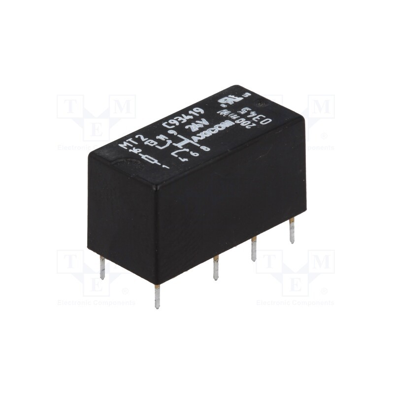 1 pcs x TE Connectivity - 4-1462000-1 - Relay: electromagnetic, DPDT, Ucoil: 24VDC, max.250VAC, max.220VDC