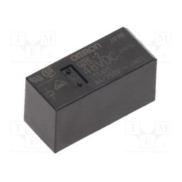 1 pcs x OMRON OCB - G2RL-2 48VDC - Relay: electromagnetic, DPDT, Ucoil: 48VDC, Icontacts max: 8A, PCB