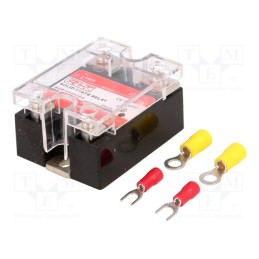 1 pcs x QLT POWER - SSR-2548ZD1 - Relay: solid state, Ucntrl: 4÷16VDC, 25A, 44÷440VAC, Series: SSR-Z