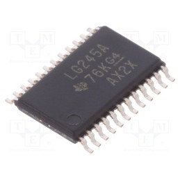 1 pcs x TEXAS INSTRUMENTS - SN74LVCC4245APW - IC: digital, bus transceiver,translator, Ch: 8, 2.7÷5.5VDC, SMD