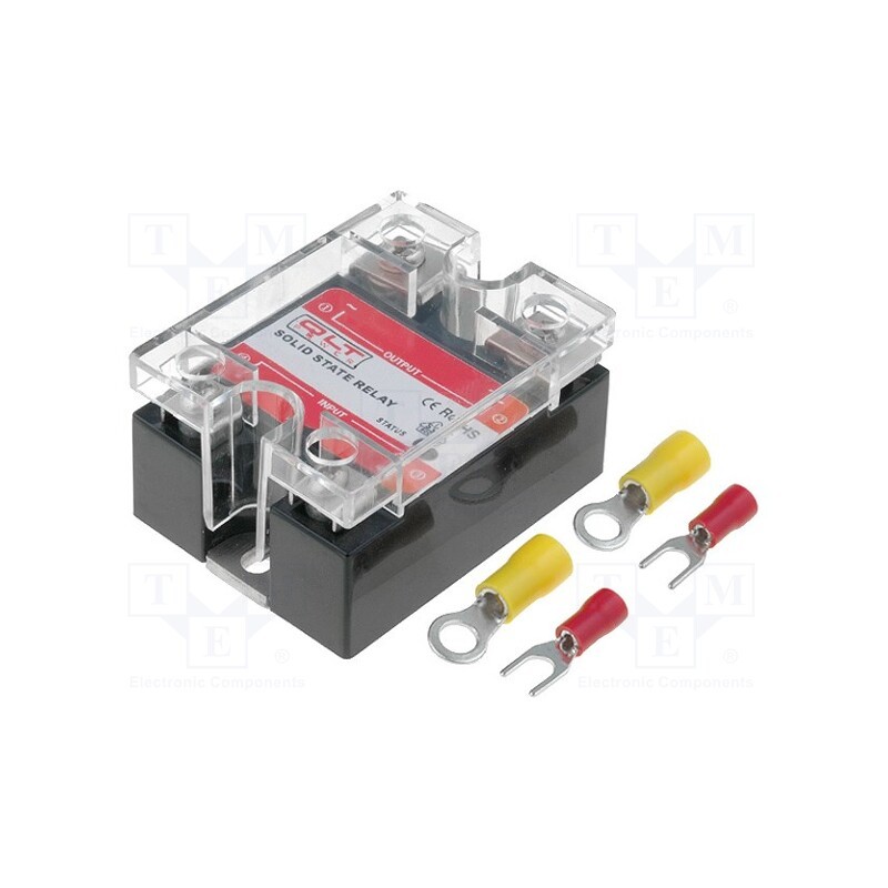 1 pcs x QLT POWER - SSR-1048ZA2 - Relay: solid state, Ucntrl: 90÷250VAC, 10A, 44÷440VAC