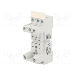 1 pcs x RELPOL - GZT3 - Socket, PIN: 11, 10A, 300VAC, on panel,for DIN rail mounting