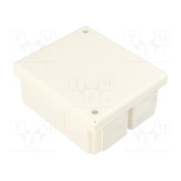 1 pcs x JONEX - PK-104 WHITE - Enclosure: junction box, X: 80mm, Y: 95mm, Z: 40mm, wall mount, IP54