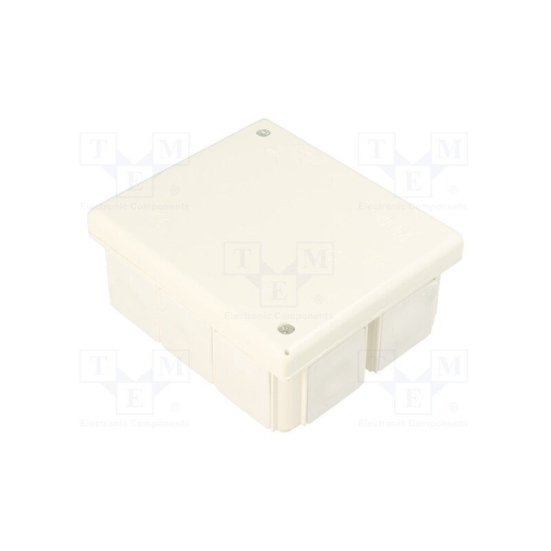 1 pcs x JONEX - PK-104 WHITE - Enclosure: junction box, X: 80mm, Y: 95mm, Z: 40mm, wall mount, IP54
