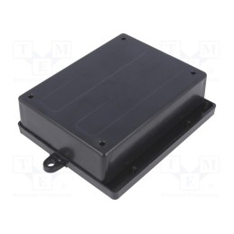 1 pcs x MASZCZYK - KM-38 BK - Enclosure: multipurpose, X: 110mm, Y: 131mm, Z: 38mm, ABS, black
