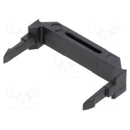 10 pcs x TE Connectivity - 499252-8 - Cable clamp, PIN: 16, snap fastener, IDC connectors, black
