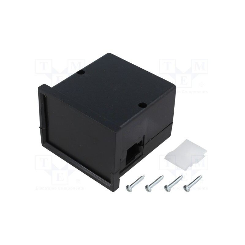 1 pcs x MASZCZYK - KM-62-PF/BK - Enclosure: panel, X: 72mm, Y: 72mm, Z: 55mm, ABS, black, screwed