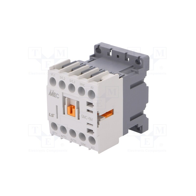 1 pcs x LS ELECTRIC - GMC-6M 24VAC 1B - Contactor: 3-pole, NO x3, Auxiliary contacts: NC, 24VAC, 6A, W: 45mm