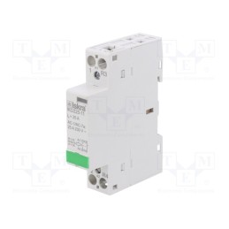 1 pcs x ISKRA - 30.046.865 - Contactor: 2-pole installation, 25A, 24VAC,24VDC, NC + NO