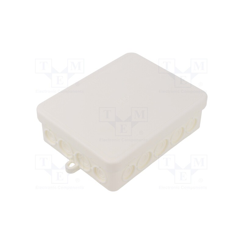 1 pcs x OBO BETTERMANN - A 18 HF RW - Enclosure: junction box, X: 100mm, Y: 125mm, Z: 40mm, polyetylene