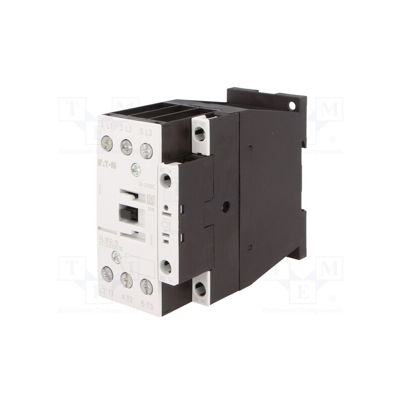 1 pcs x EATON ELECTRIC - DILM32-10(RDC24) - Contactor: 3-pole, NO x3, Auxiliary contacts: NO, 24VDC, 32A, 690V