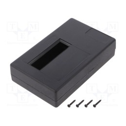 1 pcs x MASZCZYK - KM-33A/BK - Enclosure: for devices with displays, X: 118mm, Y: 74mm, Z: 29mm