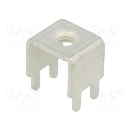 10 pcs x KANG YANG HARDWARE - PCB-7(M4) - Terminal: screw terminal, screwless, THT,screw terminal, brass