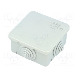 1 pcs x ABB - 808 - Enclosure: junction box, X: 65mm, Y: 65mm, Z: 32mm, wall mount, IP44