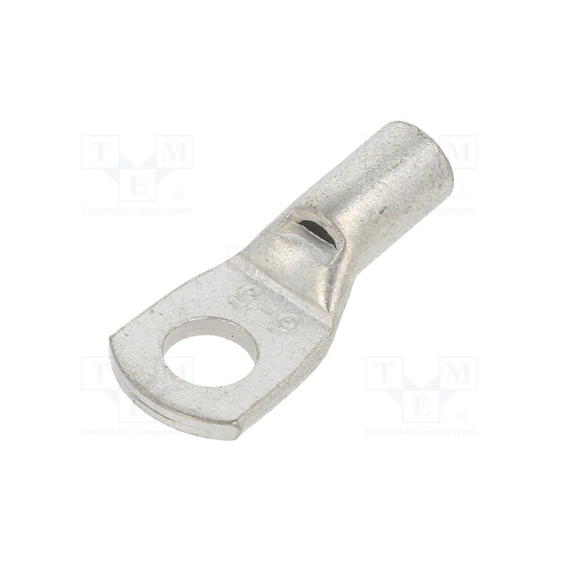 10 pcs x BM GROUP - BM013251 - Tip: ring tube, M5, 6mm2, crimped, for cable, non-insulated, tinned