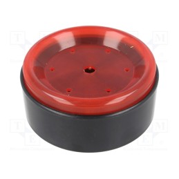 1 pcs x MASZCZYK - KM-94/BK - Enclosure: for alarms, Z: 43mm, ABS, black, Ø: 92mm