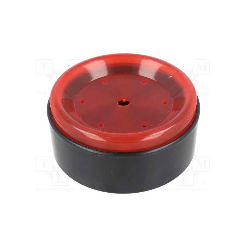 1 pcs x MASZCZYK - KM-94/BK - Enclosure: for alarms, Z: 43mm, ABS, black, Ø: 92mm