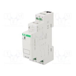 1 pcs x F&F - PK-2P-12V - Relay: installation, impulse, SPDT, Ucoil: 12VAC,12VDC, 8A, IP20