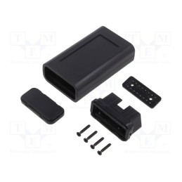 1 pcs x KRADEX - ZOBD SET ABS - Enclosure: OBD, X: 47.4mm, Y: 94.6mm, Z: 23.45mm, ABS, black