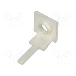 10 pcs x FIX&FASTEN - PCB-22(M4) - Terminal: screw terminal, screwless, THT,screw terminal, brass