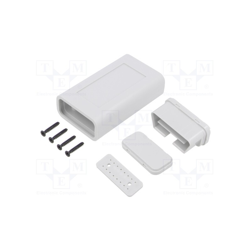1 pcs x KRADEX - ZOBD SET J ABS - Enclosure: OBD, X: 47.4mm, Y: 94.6mm, Z: 23.45mm, ABS, light grey