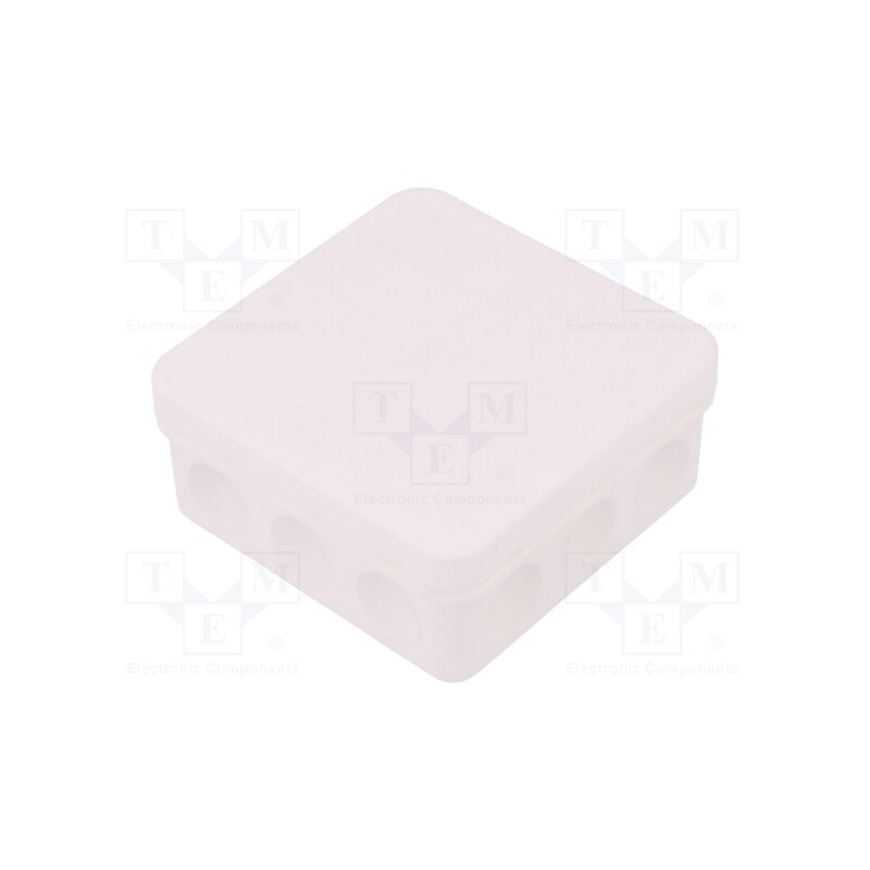 1 pcs x SPELSBERG - 34461201 - Enclosure: junction box, X: 85mm, Y: 85mm, Z: 37mm, polypropylene PP