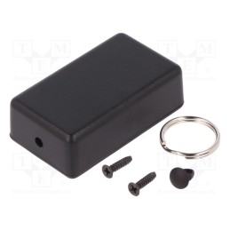 1 pcs x HAMMOND - 1551HRBK - Enclosure: for remote controller, 1551, X: 35mm, Y: 60mm, Z: 20mm