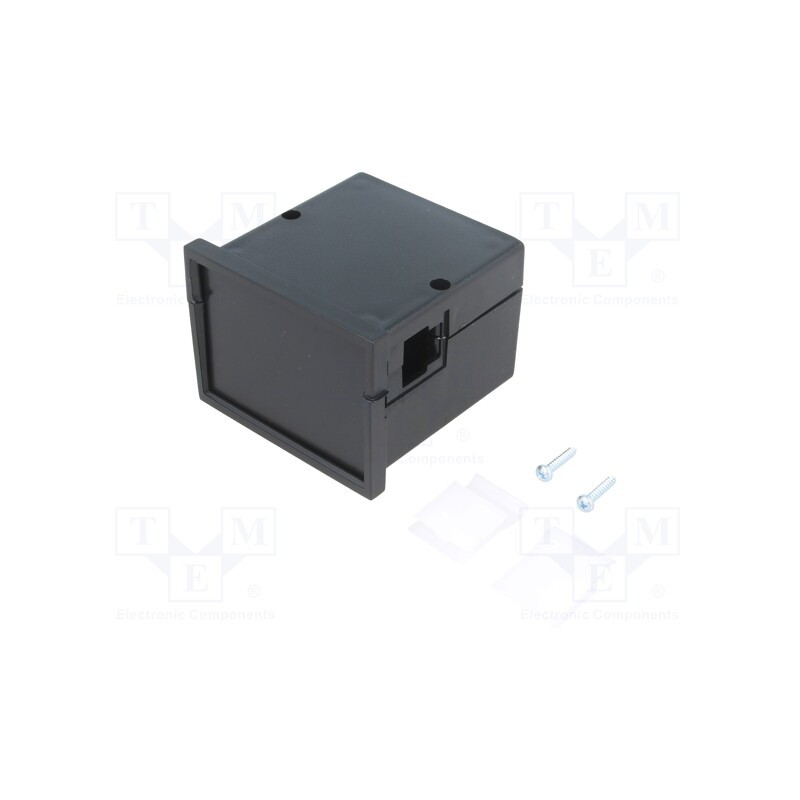 1 pcs x MASZCZYK - KM-62-PC/BK - Enclosure: panel, X: 72mm, Y: 72mm, Z: 55mm, ABS, black, screwed