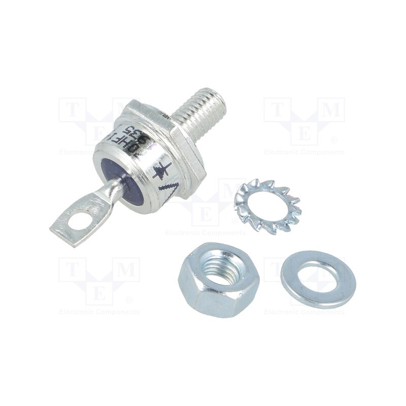 1 pcs x VISHAY - VS-70HF140 - Diode: rectifying, 1.4kV, 1.46V, 70A, cathode to stud, DO203AB