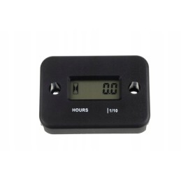 Operating hours counter for motorcycle lawn mower