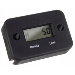 Operating hours counter for motorcycle lawn mower