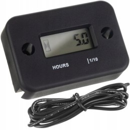 Operating hours counter for motorcycle lawn mower