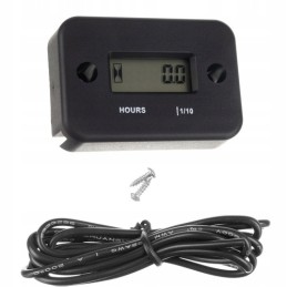 Operating hours counter for motorcycle lawn mower