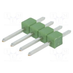 10 pcs x TE Connectivity - 826926-4 - Pin header, pin strips, AMPMODU MOD II, male, PIN: 4, straight