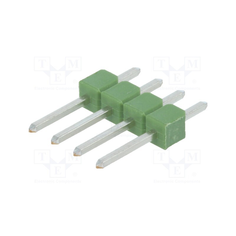 10 pcs x TE Connectivity - 826926-4 - Pin header, pin strips, AMPMODU MOD II, male, PIN: 4, straight
