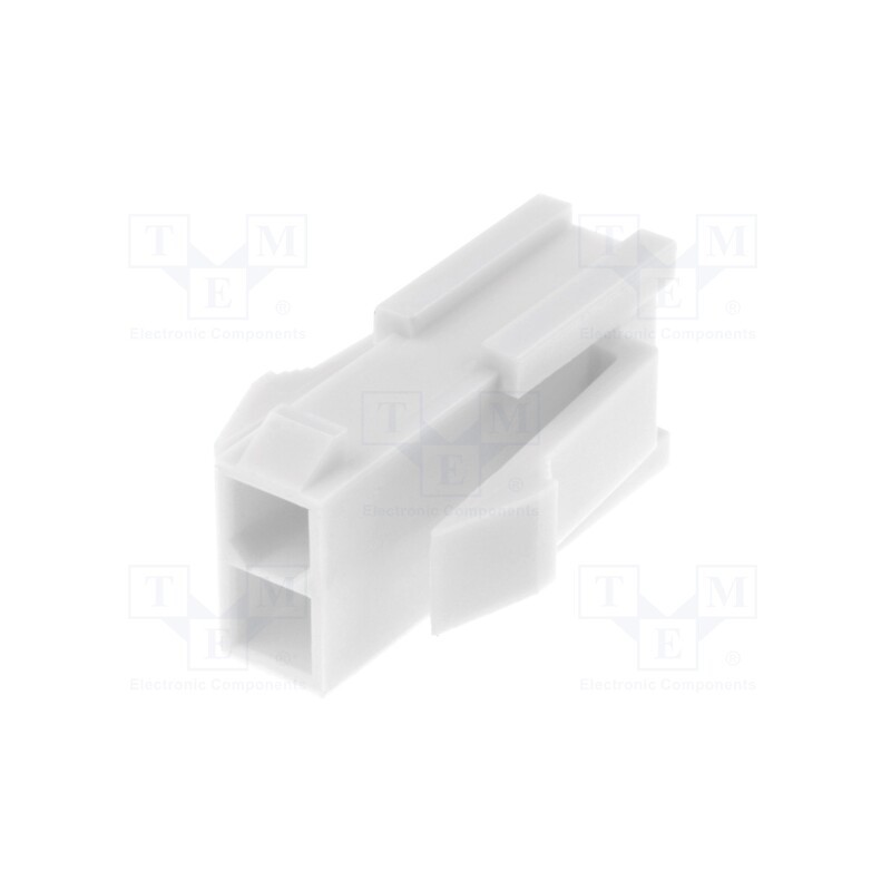 10 pcs x MOLEX - 39012026 - Plug, wire-wire, male, Mini-Fit Jr, 4.2mm, PIN: 2, w/o contacts