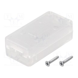 1 pcs x HAMMOND - 1551USB2CLR - Enclosure: for USB, X: 25mm, Y: 50mm, Z: 15.5mm, ABS