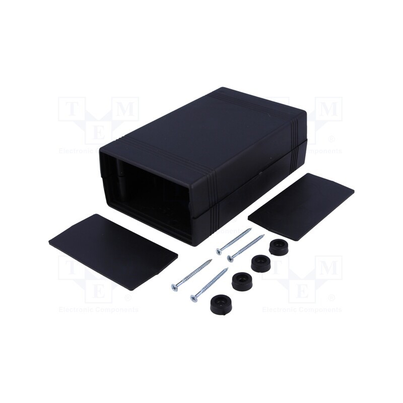 1 pcs x KRADEX - Z50B ABS - Enclosure: with panel, X: 92mm, Y: 147mm, Z: 50mm, ABS, black