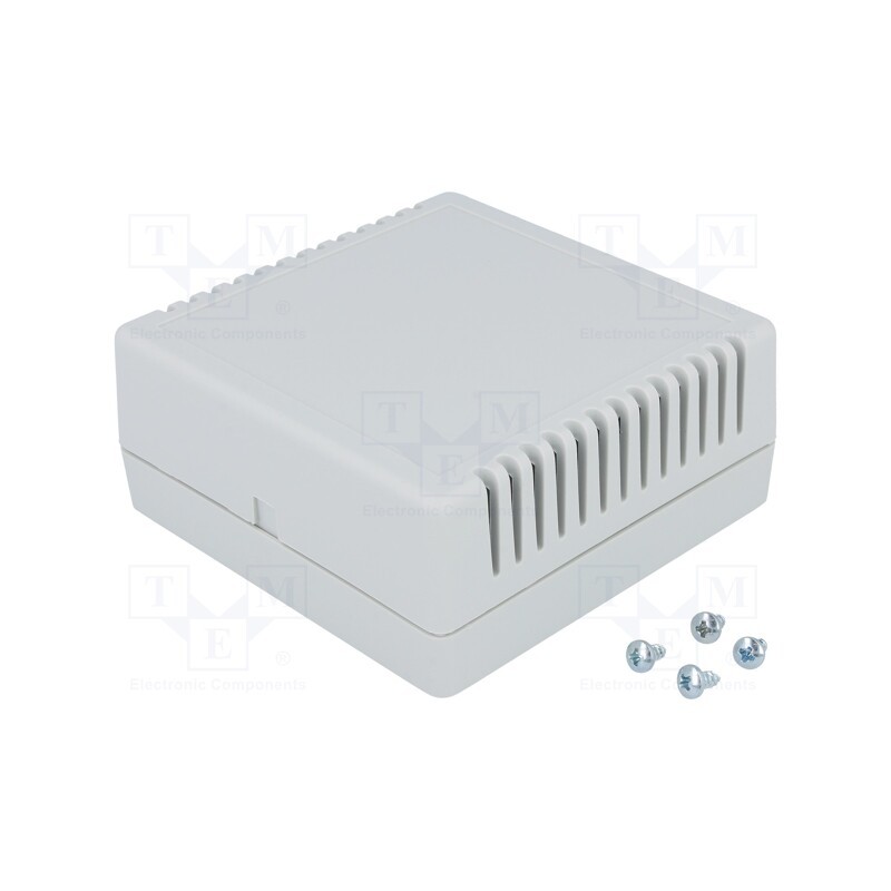 1 pcs x SUPERTRONIC - PP73G - Enclosure: for alarms, X: 85mm, Y: 85mm, Z: 35.5mm, ABS, grey