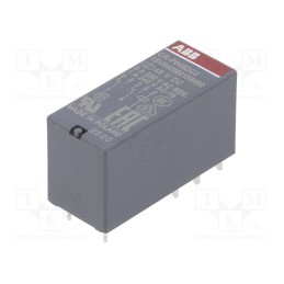 1 pcs x ABB - 1SVR405601R6000 - Relay: electromagnetic, DPDT, Ucoil: 48VDC, 8A, max.250VAC, PCB