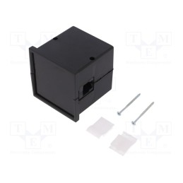 1 pcs x MASZCZYK - KM-63-PG/BK - Enclosure: panel, X: 72mm, Y: 72mm, Z: 73mm, ABS, black, screwed