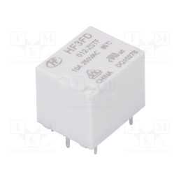 1 pcs x HONGFA RELAY - HF3FD/012-ZSTF - Relay: electromagnetic, SPDT, Ucoil: 12VDC, 10A, 10A/250VAC, PCB