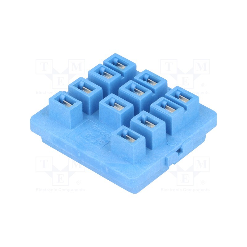1 pcs x FINDER - 92.13SMA - Socket, 10A, 250VAC, PCB, for PCB, Series: 62.32,62.33, -40÷70°C