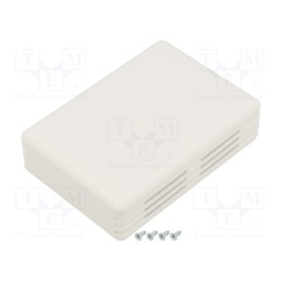1 pcs x SUPERTRONIC - PP121W-S - Enclosure: multipurpose, X: 71mm, Y: 101mm, Z: 27mm, ABS, white