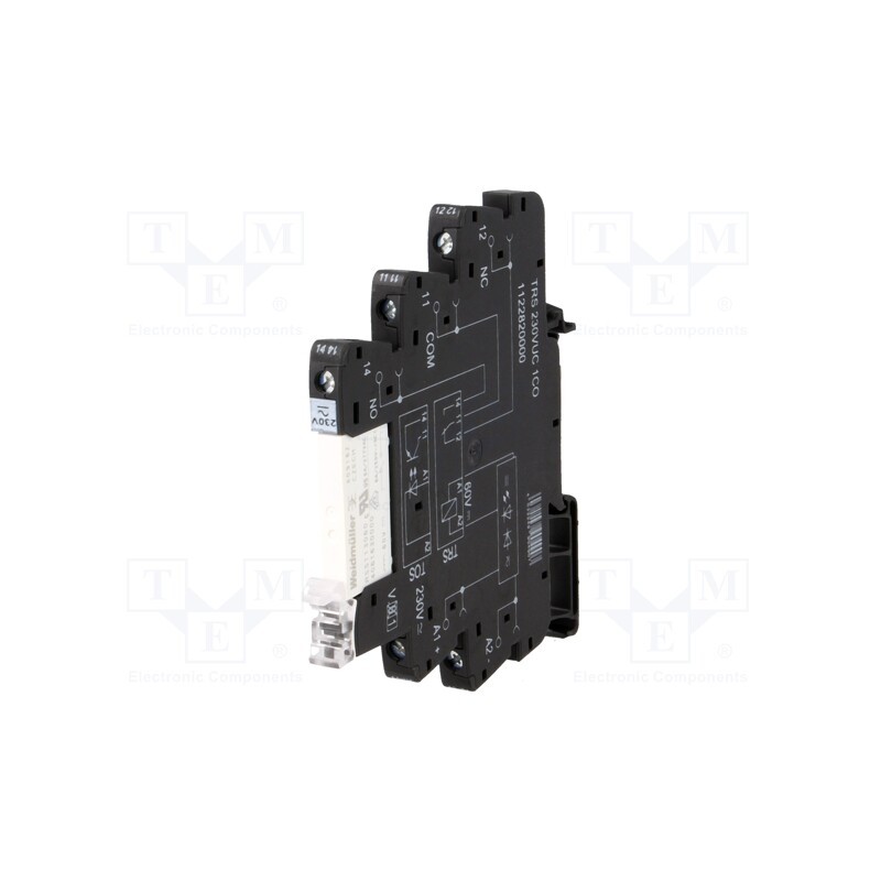 1 pcs x WEIDMu00dcLLER - 1122820000 - Relay: interface, SPDT, Ucoil: 230VAC,230VDC, 6A