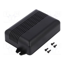 1 pcs x MASZCZYK - KM-31NO BK - Enclosure: multipurpose, X: 80mm, Y: 114mm, Z: 32mm, vented, ABS