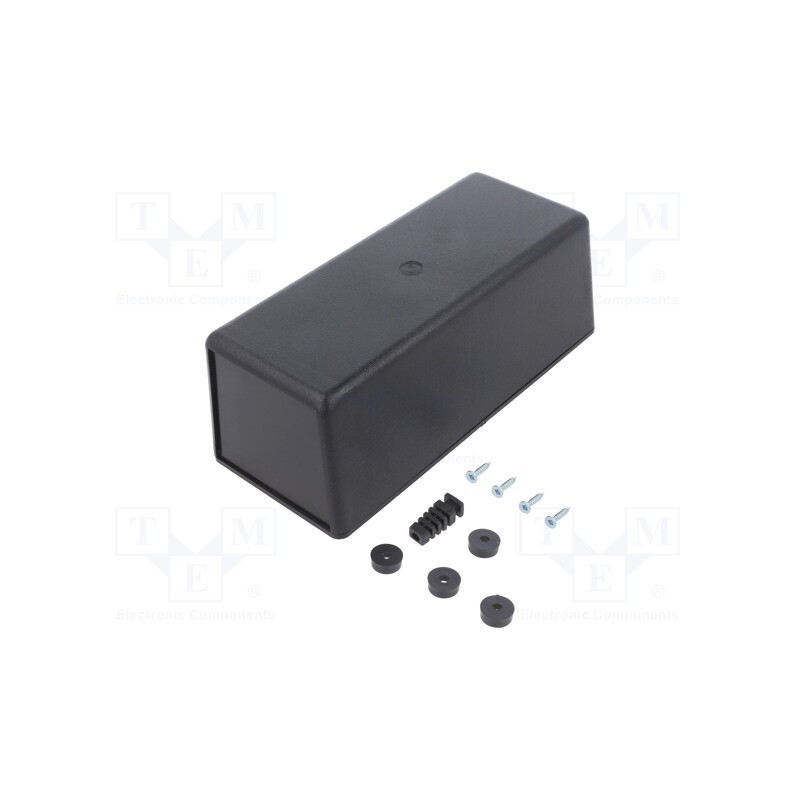 1 pcs x KRADEX - Z18 ABS - Enclosure: multipurpose, X: 76mm, Y: 176mm, Z: 65mm, ABS, black